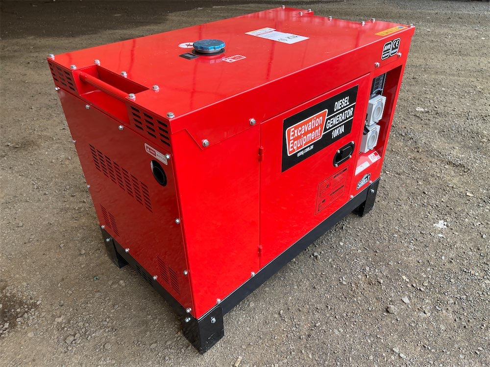 10kva Silenced Diesel Generator with ATS