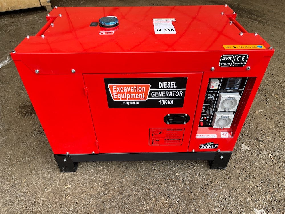 10kva Silenced Diesel Generator with ATS