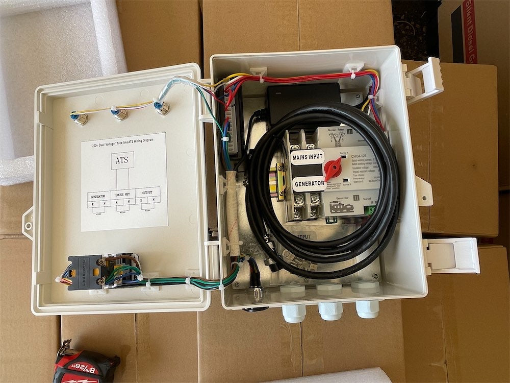 10kva Silenced Diesel Generator with ATS