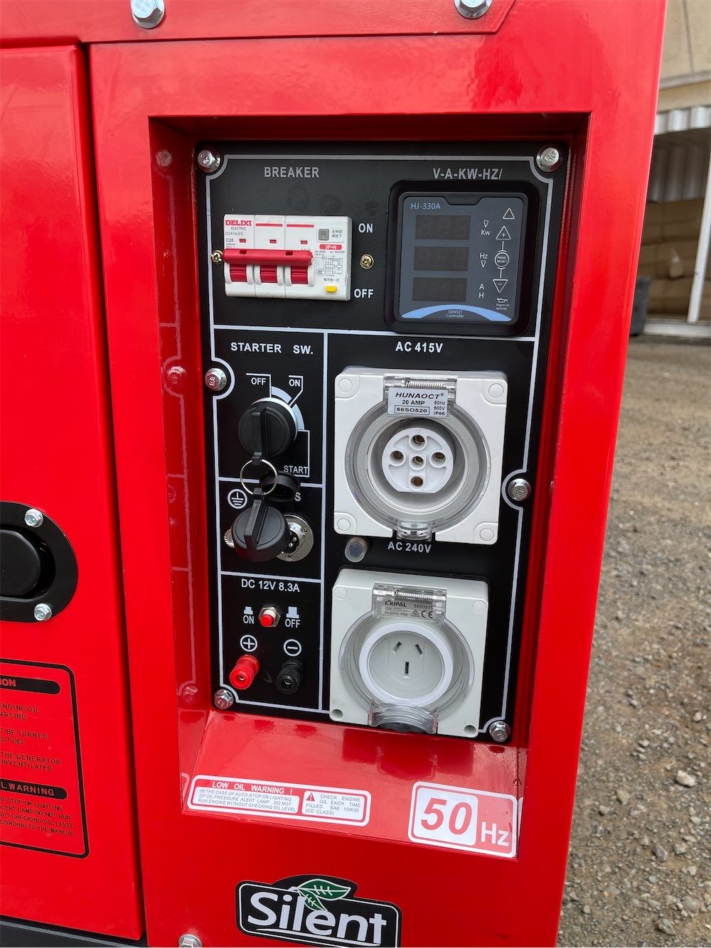 12.5kva Silenced Diesel Generator with ATS