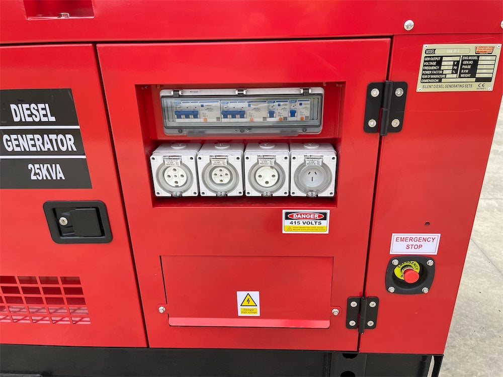 25kva Silenced Diesel Generator